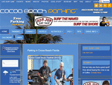 Tablet Screenshot of cocoabeachparking.com